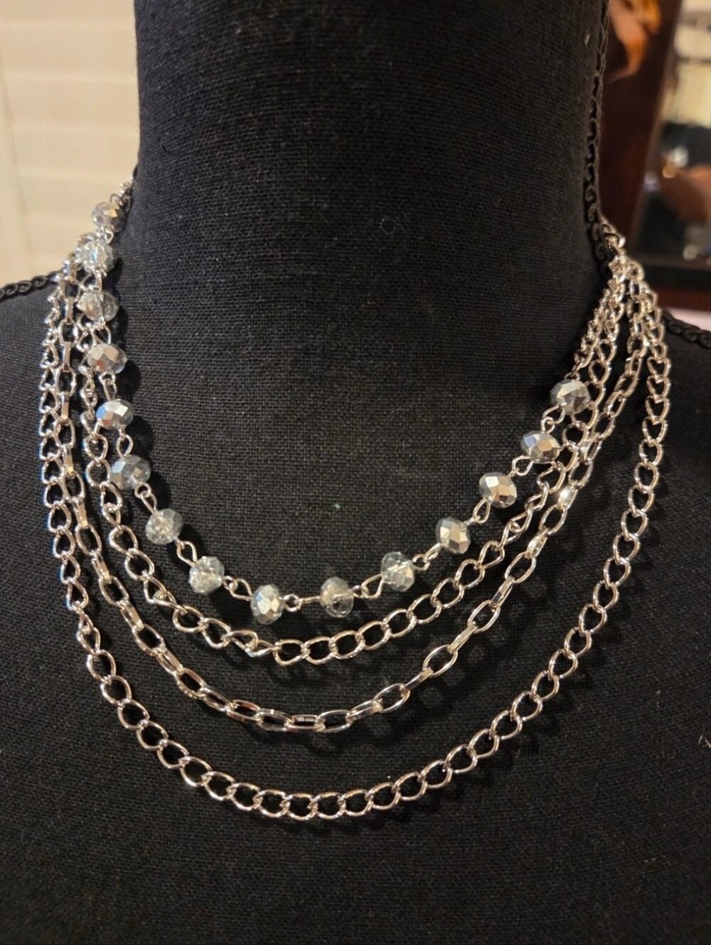Extravagant Elegance - Silver Necklace